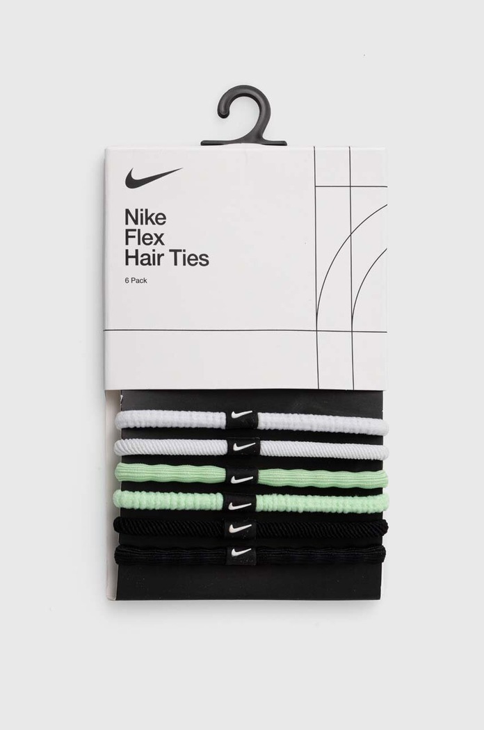Nike gumki do włosów 6-pack trening czarny N.100.9194.130