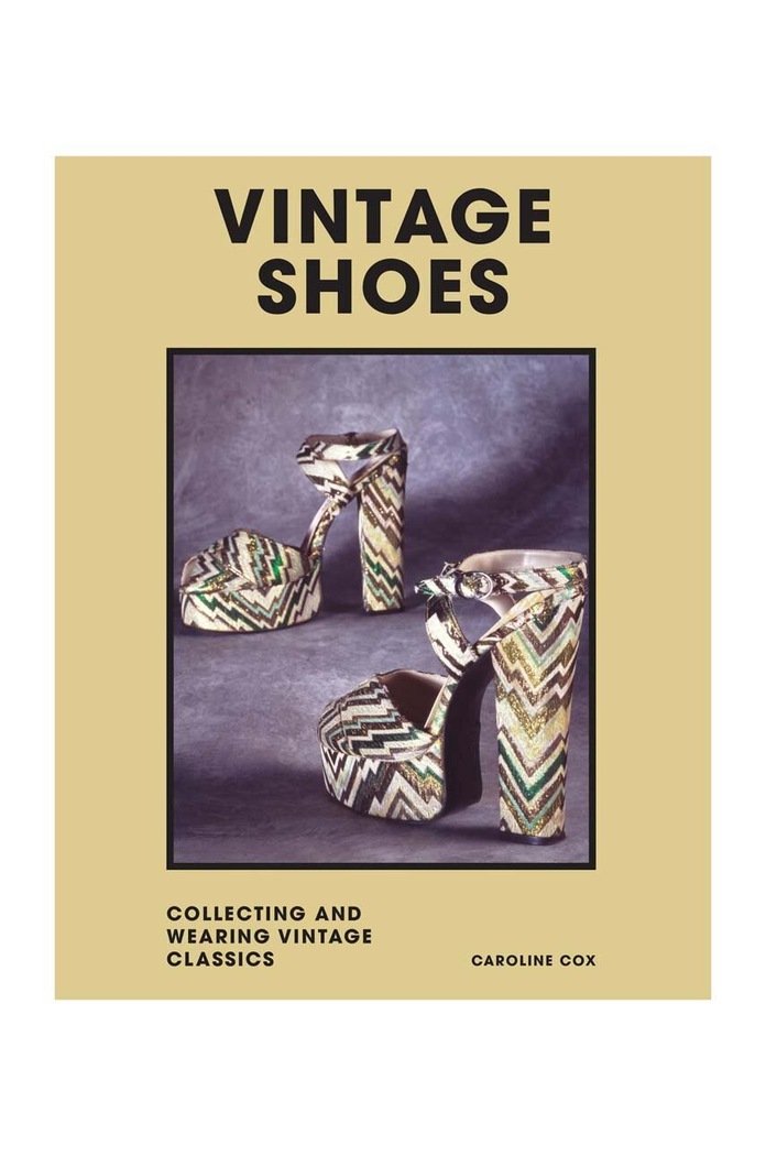 Книга Vintage Shoes by Caroline Cox, English барвистий CB1040