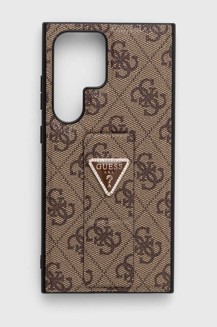 Etui za telefon Guess S24 Ultra S928 za telefon smeđa GUHCS24LPGS4TDW