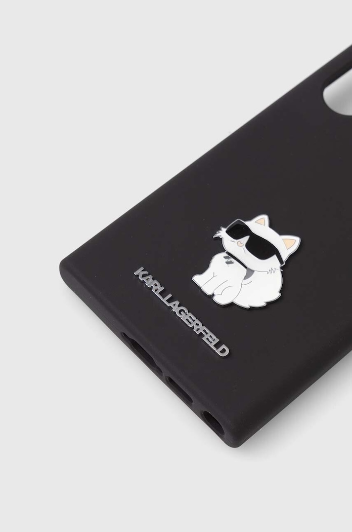 Puzdro na mobil Karl Lagerfeld S23 Ultra S918 KLHCS23LSMHCNPK čierna AA00