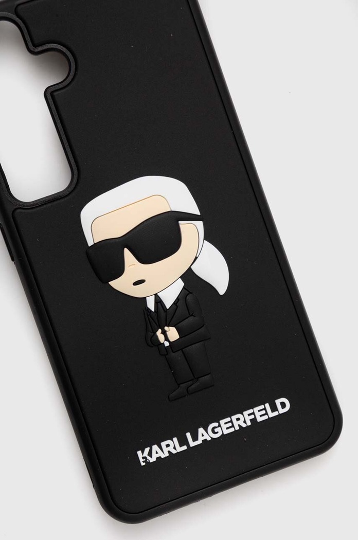 Кейс за телефон Karl Lagerfeld S24 S921 KLHCS24S3DRKINK черен AA00