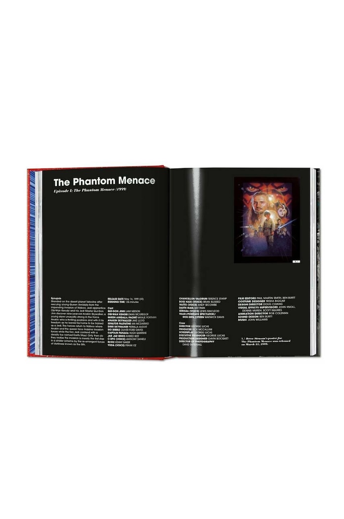 Taschen książka The Star Wars Archives. Vol.2. 40 series TA1584 czerwony AA00