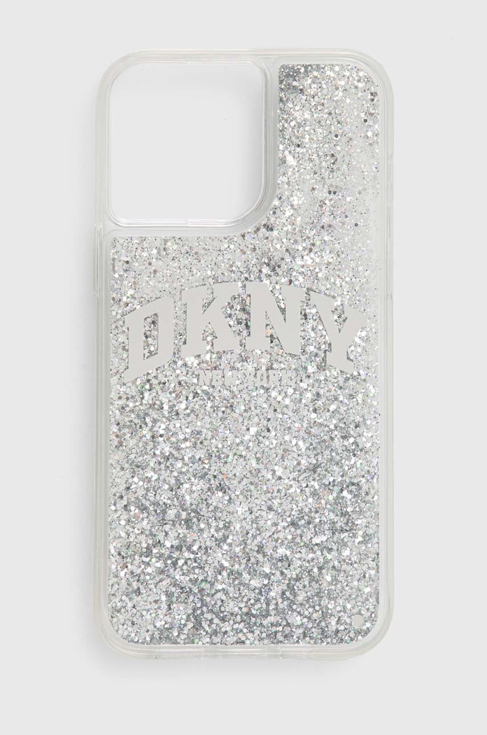 Puzdro na mobil Dkny iPhone 15 Pro Max 6.7" potlač biela DKHCP15XLBNAET