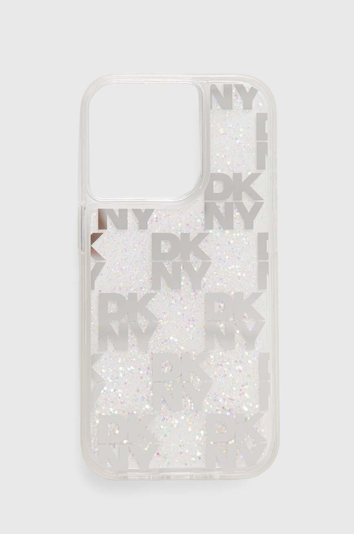Puzdro na mobil Dkny iPhone 15 Pro 6.1" na mobil biela DKHCP15LLCPEPT