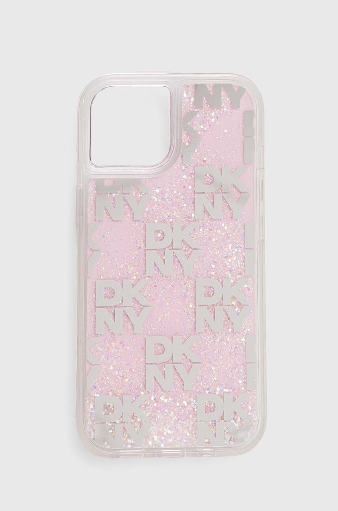 Puzdro na mobil Dkny iPhone 15 / 14 / 13 6.1" na mobil ružová DKHCP15SLCPEPP