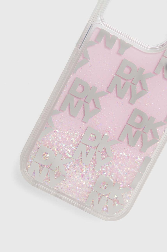 Puzdro na mobil Dkny iPhone 15 Pro 6.1" DKHCP15LLCPEPP ružová AA00