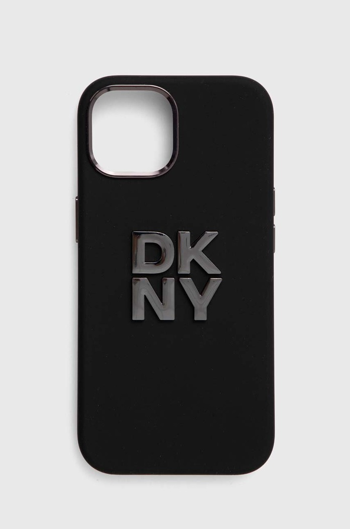 Obal na telefon Dkny iPhone 15 / 14 / 13 6.1" na mobil černá DKHCP15SSMCBSK
