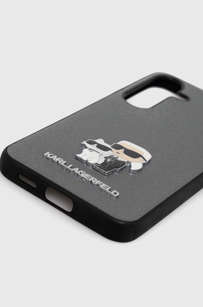 Puzdro na mobil Karl Lagerfeld S24 S921 KLHCS24SPSAKCMPG sivá AA00