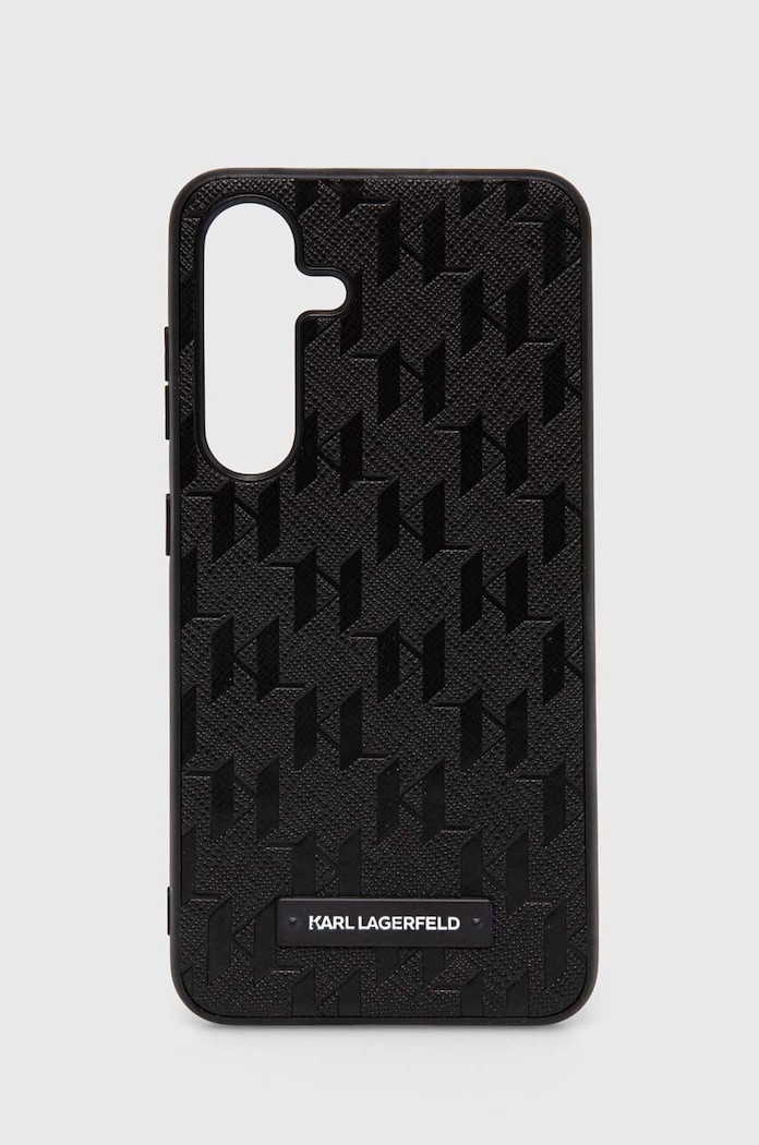 Puzdro na mobil Karl Lagerfeld Samsung Galaxy S24 S921 na mobil čierna KLHCS24SSAKLHPK