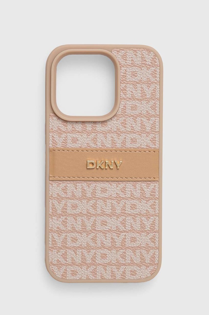 Puzdro na mobil Dkny iPhone 15 Pro 6.1 na mobil oranžová DKHCP15LPRTHSLP