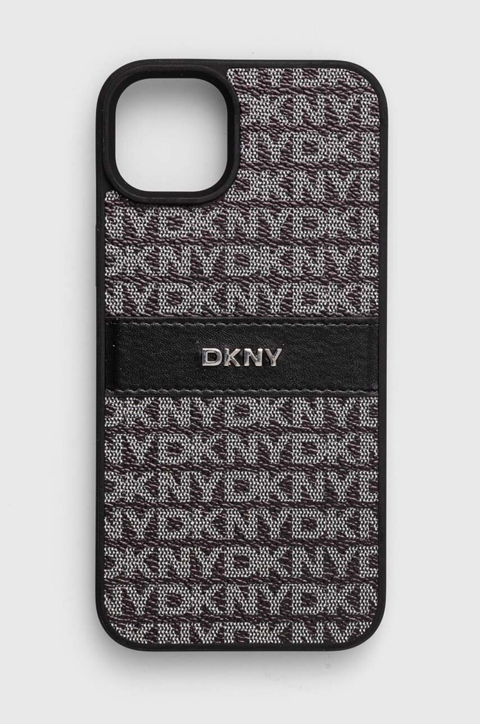 Puzdro na mobil Dkny iPhone 15 Plus / 14 Plus 6.7 na mobil čierna DKHCP15MPRTHSLK