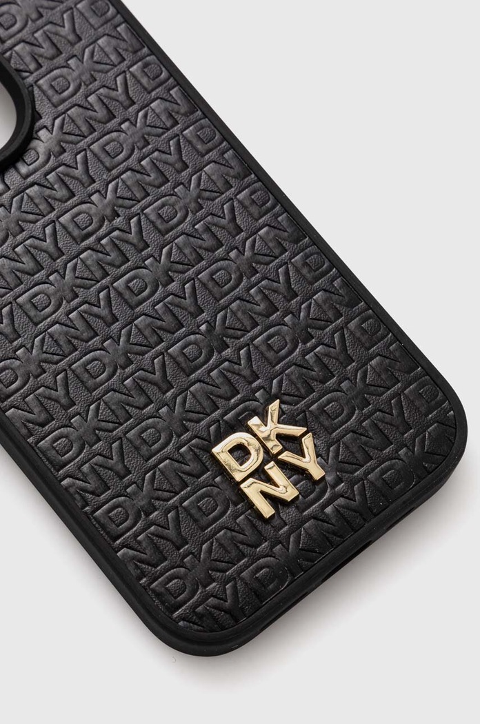 Puzdro na mobil Dkny iPhone 15 Pro 6.1 DKHMP15LPSHRPSK čierna AA00