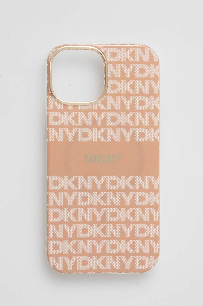 Obal na telefon Dkny iPhone 15 / 14 / 13 6.1 na mobil oranžová DKHMP15SHRHSEP
