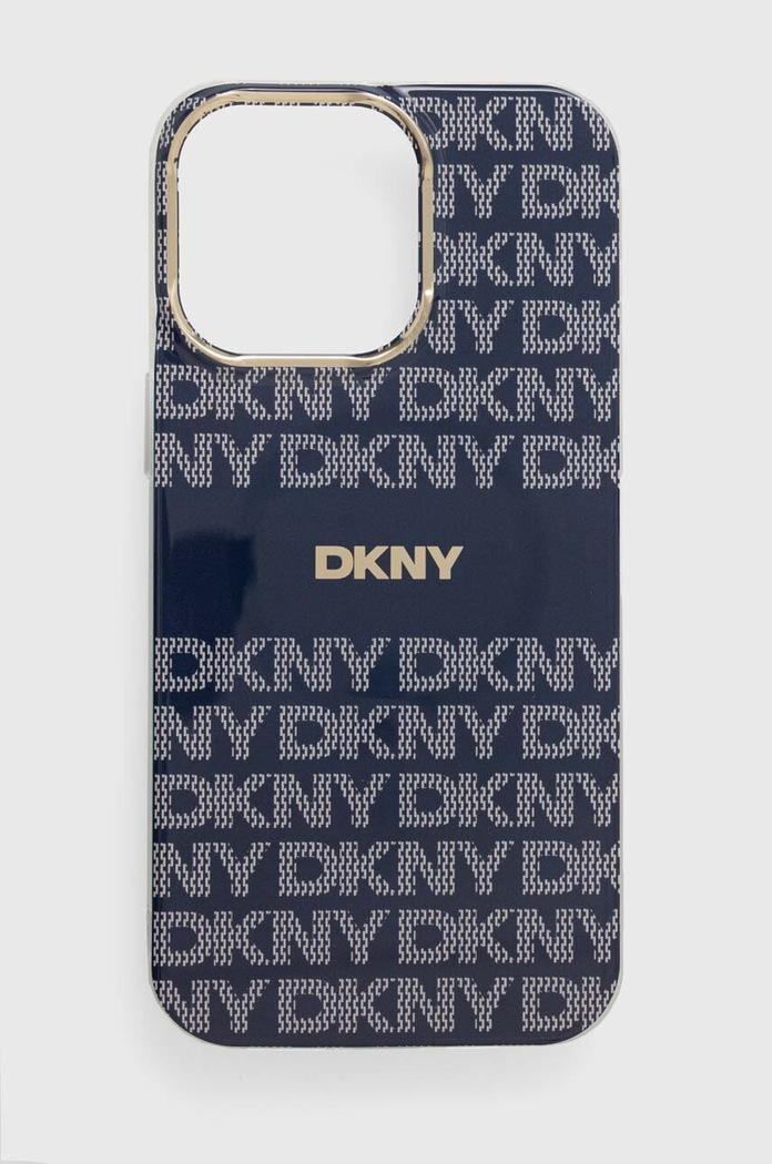 Puzdro na mobil Dkny iPhone 15 Pro Max 6.7 na mobil tmavomodrá DKHMP15XHRHSEB