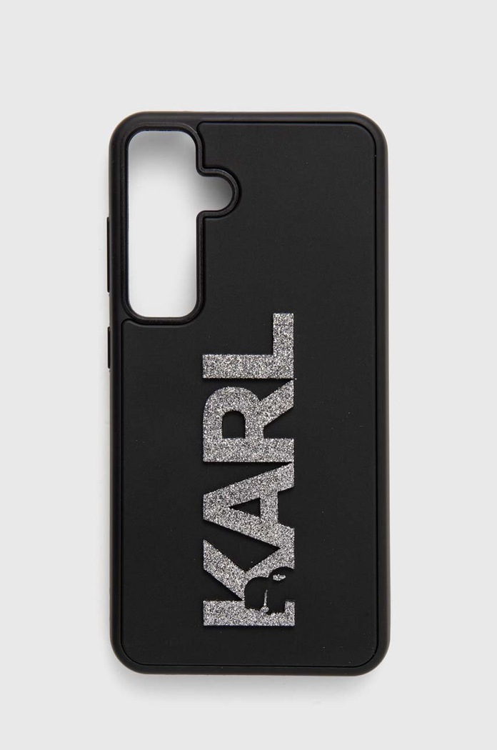 Puzdro na mobil Karl Lagerfeld S24 S921 na mobil čierna KLHCS24S3DMBKCK