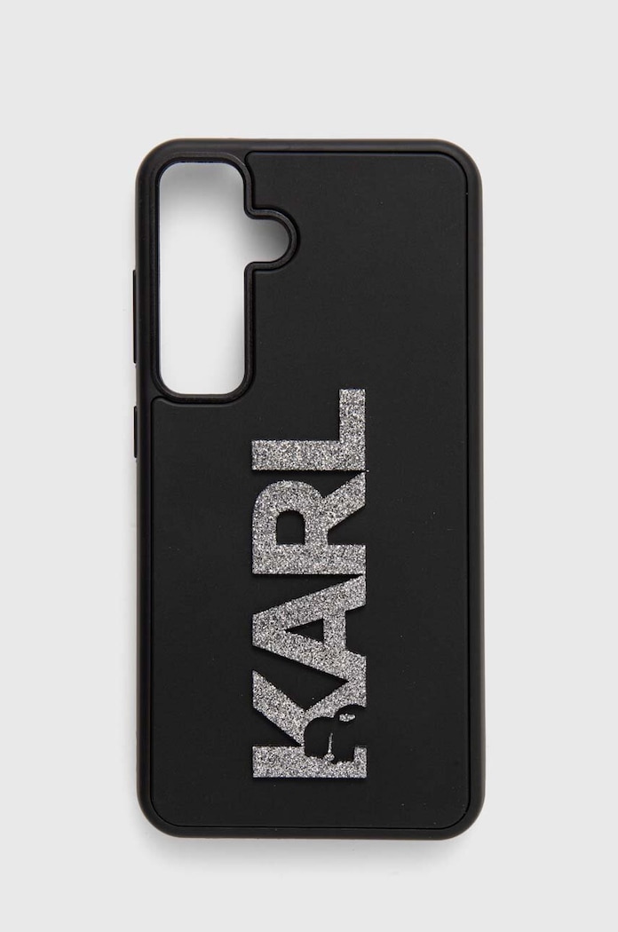 Puzdro na mobil Karl Lagerfeld S24 S921 na mobil čierna KLHCS24S3DMBKCK