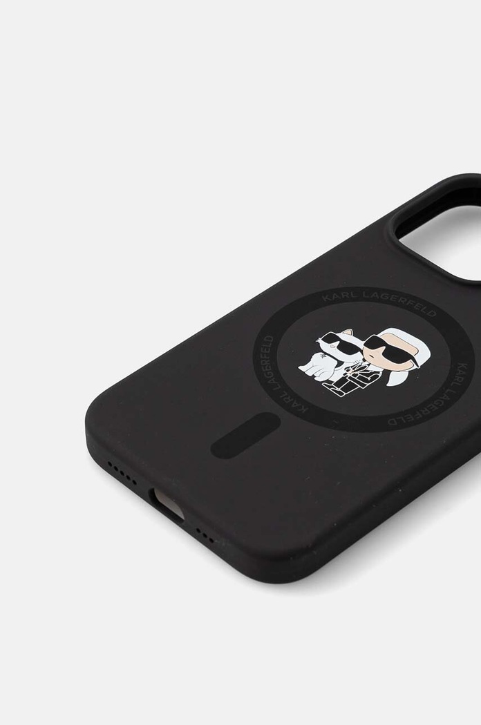 Puzdro na mobil Karl Lagerfeld iPhone 13 Pro / 13 6.1 KLHMP13LSCMKCRHK čierna AA00