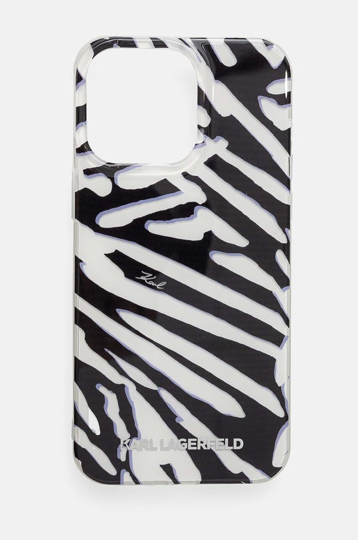 Obal na telefon Karl Lagerfeld iPhone 15 Pro Max 6.7 na mobil černá KLHCP15XHZBPKCCK