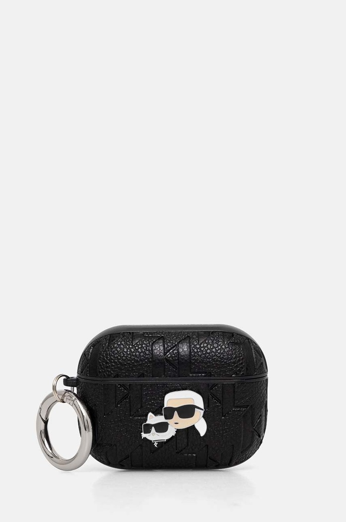 Puzdro na airpods Karl Lagerfeld AirPods Pro2 (2022/2023) čierna KLAP2PGKCPK