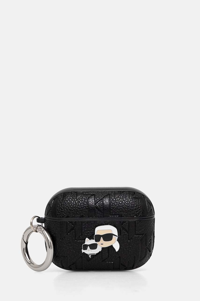 Puzdro na airpods Karl Lagerfeld AirPods Pro2 (2022/2023) čierna KLAP2PGKCPK
