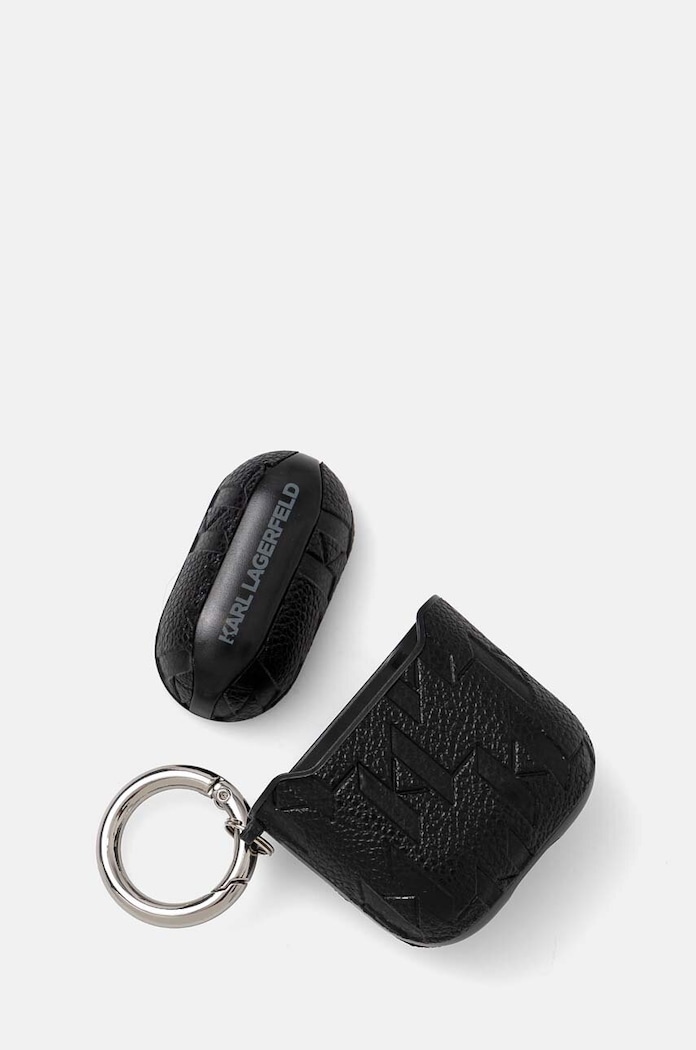 Obal na Karl Lagerfeld AirPods 1/2 KLA2PGKIPK černá AA00
