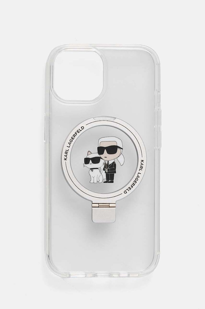 Karl Lagerfeld Husă pentru telefon iPhone 15 / 14 / 13 6.1 pentru telefon transparent KLHMP15SHMRSKCH