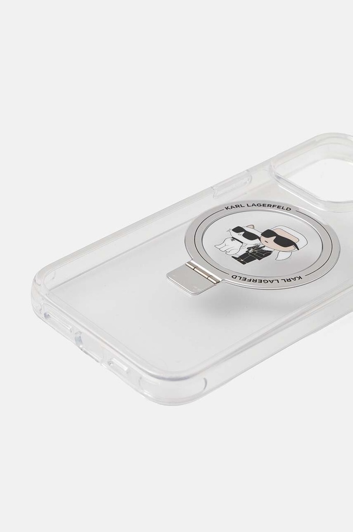 Doplnky Puzdro na mobil Karl Lagerfeld iPhone 15 Pro Max 6.7 KLHMP15XHMRSKCH priesvitná