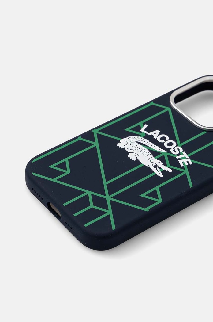 Puzdro na mobil Lacoste iPhone 15 Pro 6.1 LCHMP15LSBIV tmavomodrá AA00