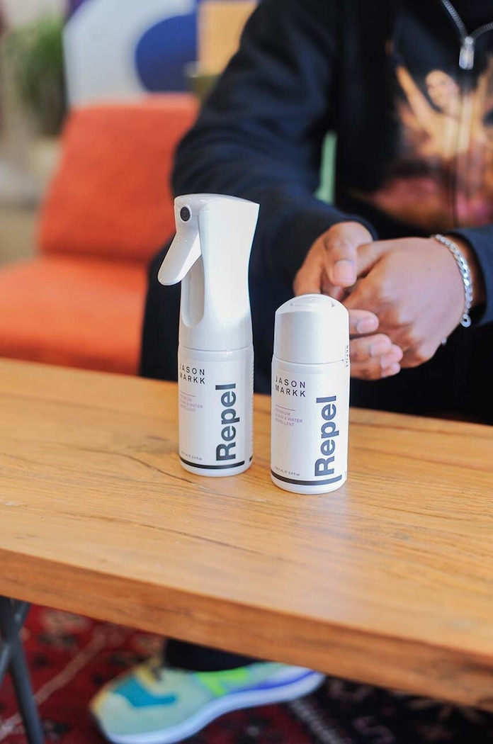 Sprej na starostlivosť o topánky Jason Markk 5.4oz Repel Spray Refill priesvitná JM120230
