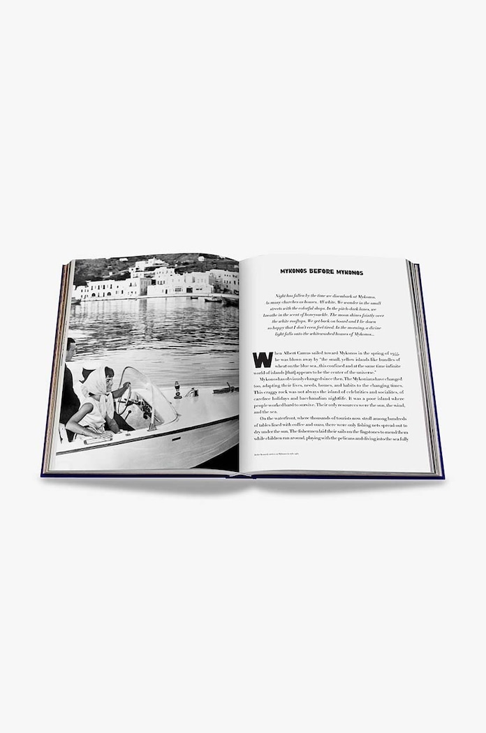 Βιβλίο Assouline Mykonos Muse by Lizy Manola, English σκούρο μπλε 9781614286905
