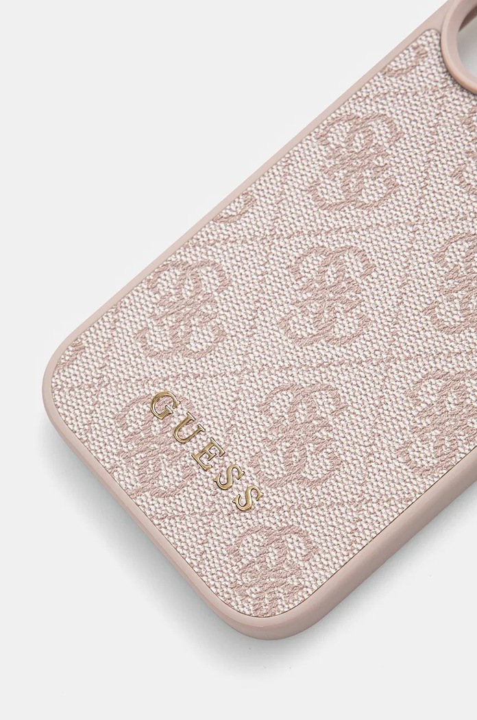 Guess etui pentru telefon iPhone 16 6.1 GUHCP16SG4GFPI roz AA00