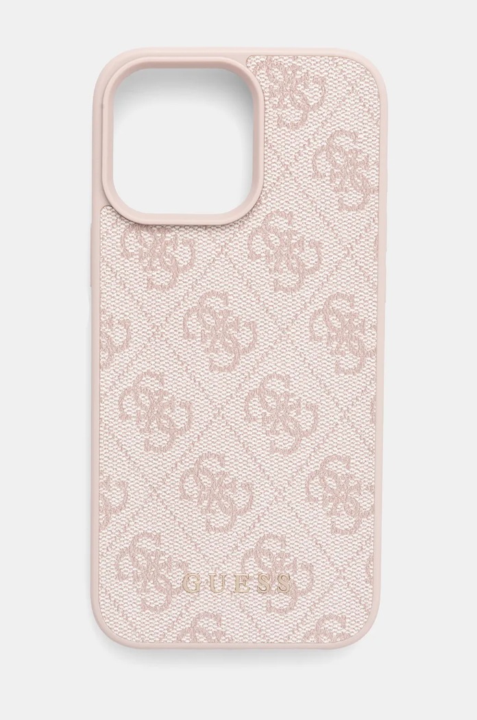 Obal na telefon Guess iPhone 16 Pro Max 6.9 na mobil růžová GUHCP16XG4GFPI