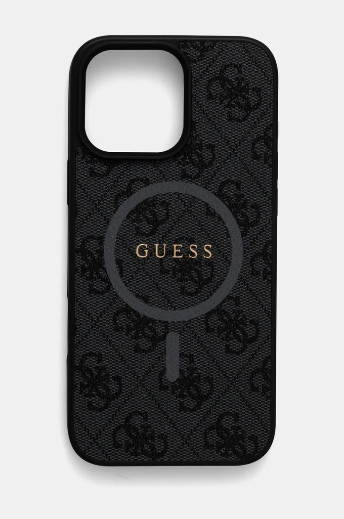 Guess etui pentru telefon iPhone 16 Pro Max 6.9 cu modele negru GUHMP16XG4GFRK