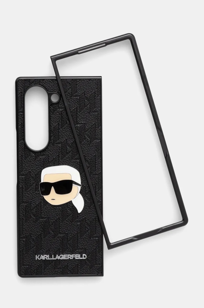 Etui za telefon Karl Lagerfeld Z Fold6 F956 za telefon crna KLHCZFD6PGKSKIHK