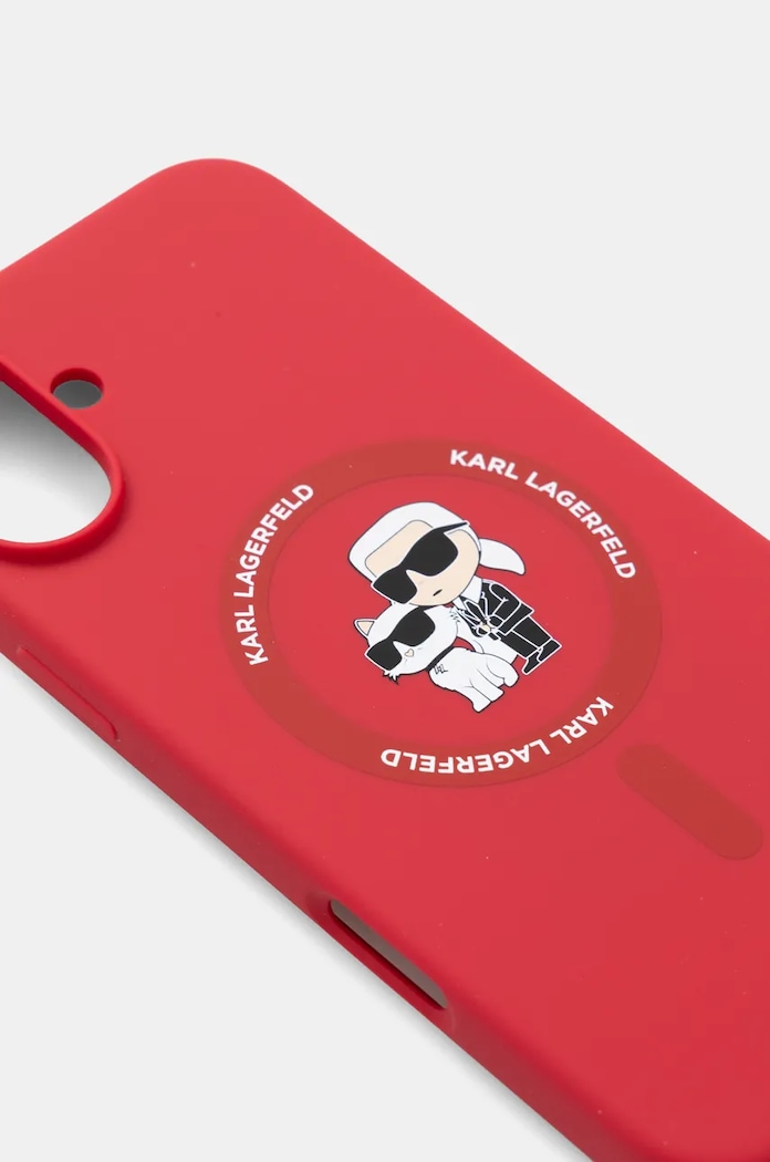 Θήκη κινητού Karl Lagerfeld iPhone 16 Plus 6.7 KLHMP16MSCMKCRHR κόκκινο AA00