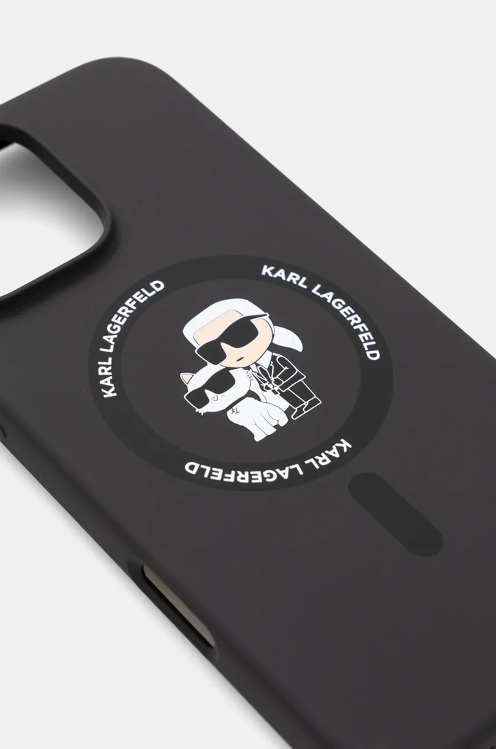 Puzdro na mobil Karl Lagerfeld iPhone 16 Pro Max 6.9 KLHMP16XSCMKCRHK čierna AA00