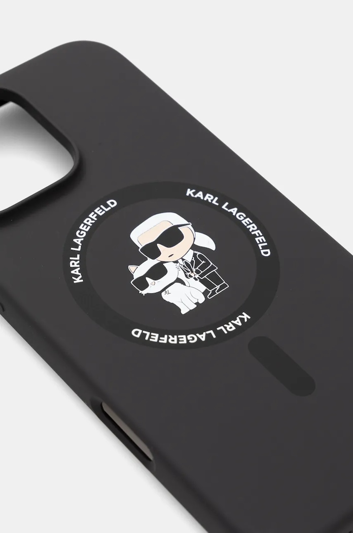 Puzdro na mobil Karl Lagerfeld iPhone 16 Pro Max 6.9 KLHMP16XSCMKCRHK čierna AA00