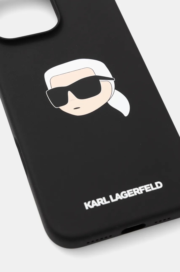 Obal na telefon Karl Lagerfeld iPhone 16 Pro Max 6.9 KLHMP16XSKHPPLK černá AA00