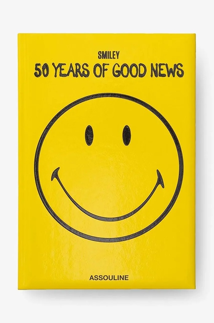 Kniha Assouline Smiley: 50 Years of Good News by Liam Aldous, English viacfarebná 9781649800312