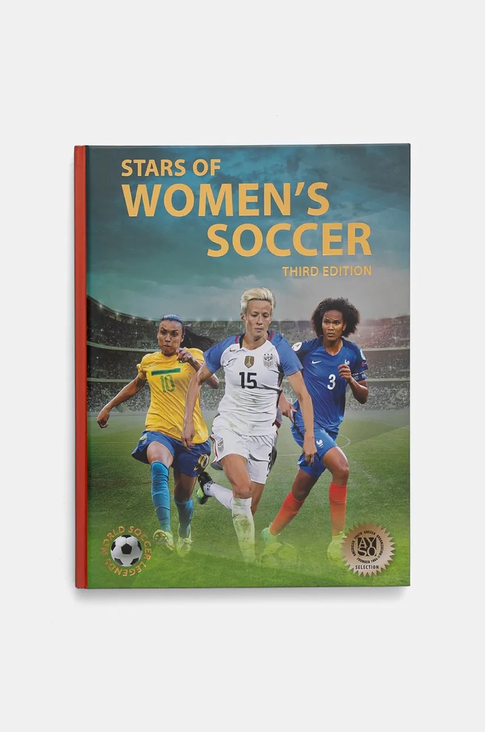 Knížka home & lifestyle Stars of Womens Soccer by Illugi Jökulsson, English červená 9780789214034