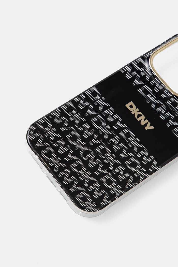 Obal na telefon Dkny iPhone 16 Pro 6.3 DKHMP16LHRHSEK černá AA00