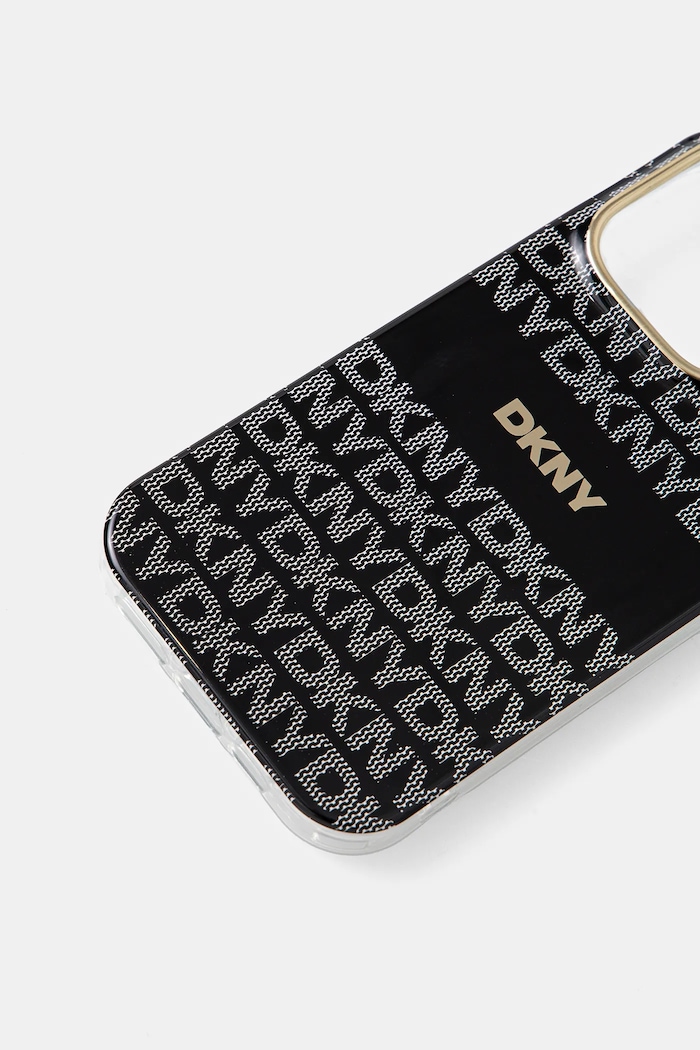 Obal na telefon Dkny iPhone 16 Pro 6.3 DKHMP16LHRHSEK černá AA00