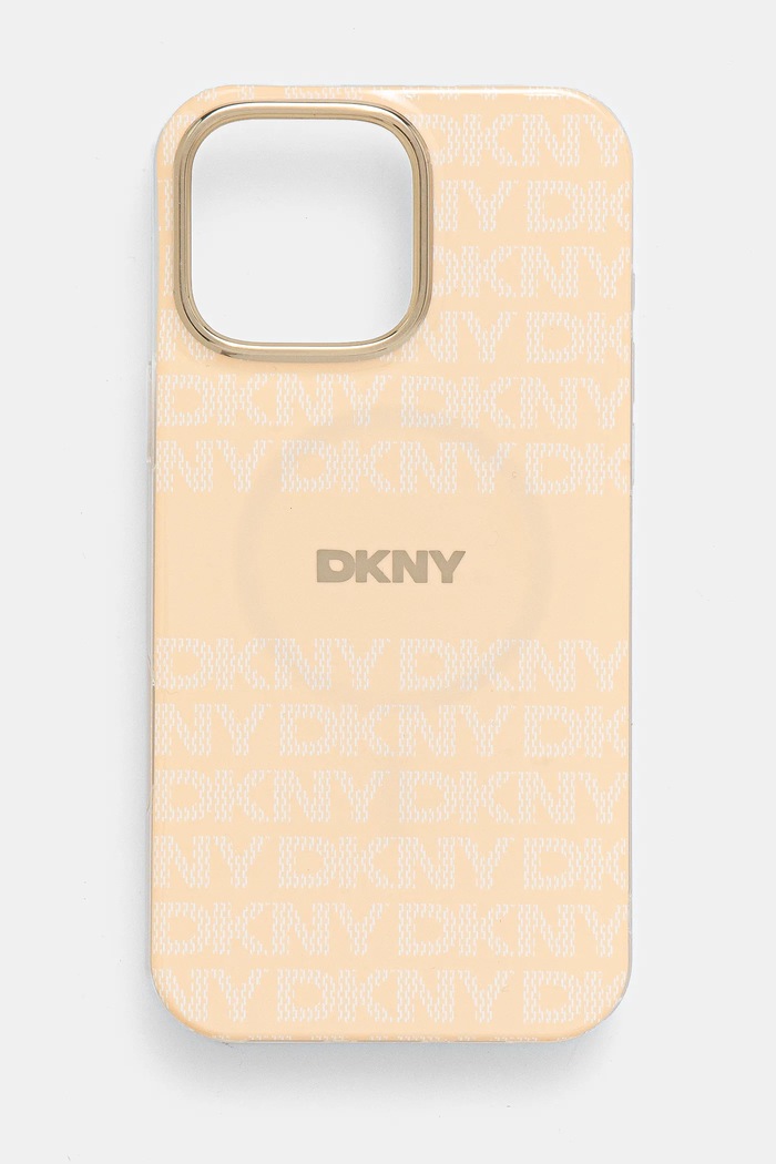 Dkny etui pentru telefon iPhone 16 Pro Max 6.9 cu modele portocaliu DKHMP16XHRHSEP