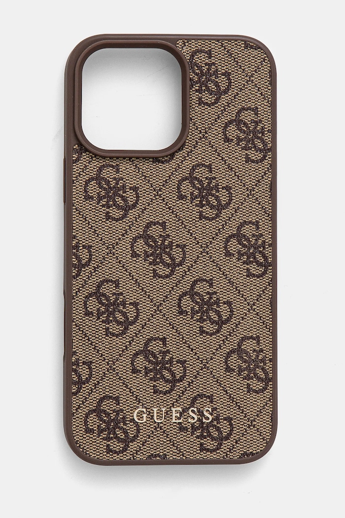 Кейс за телефон Guess iPhone 16 Pro Max 6.9 за телефон кафяв GUHCP16XG4GFBR