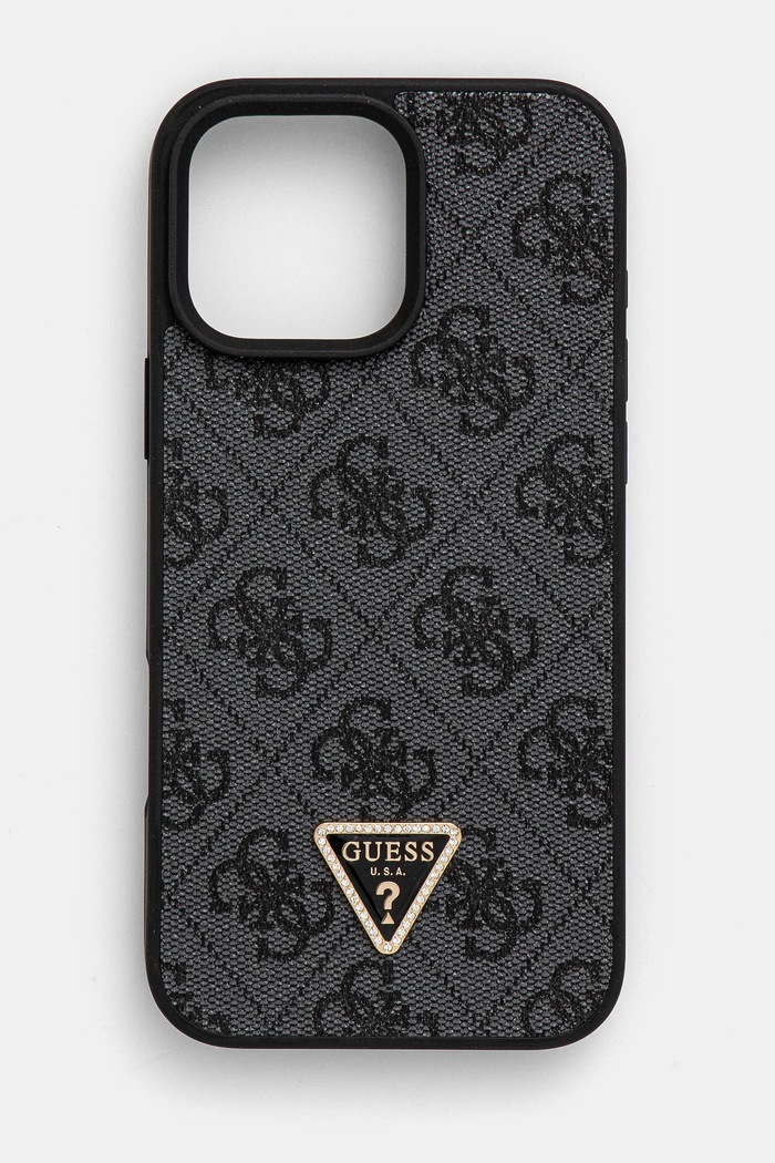 Puzdro na mobil Guess iPhone 16 Pro Max 6.9 na mobil čierna GUHCP16XP4TDPK
