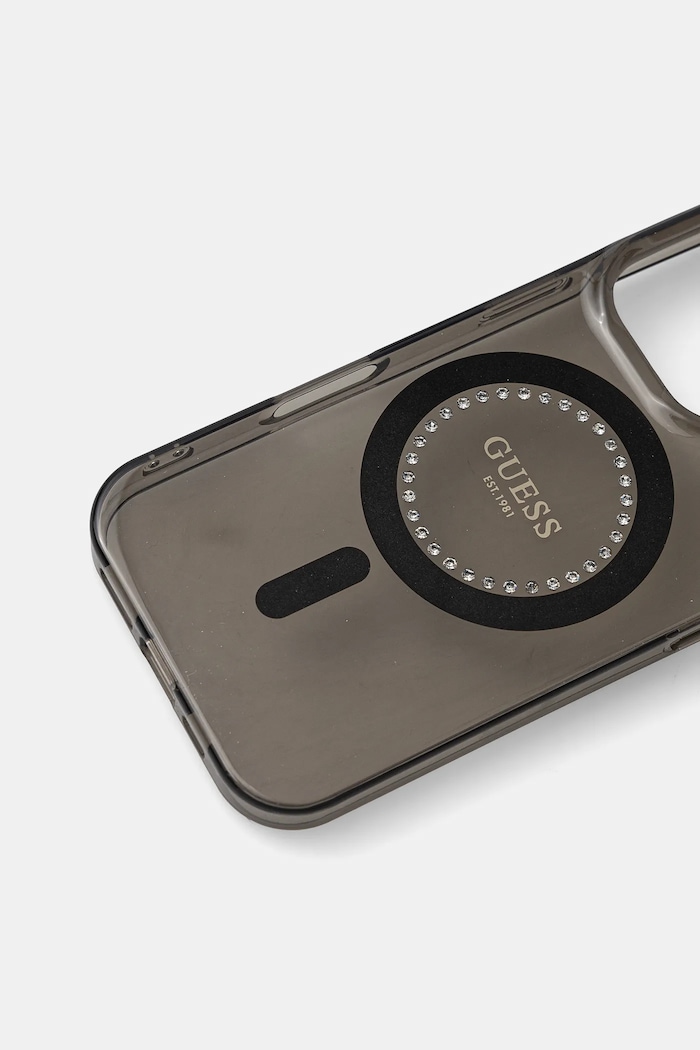 Guess Etui na telefon iPhone 16 Pro 6.3 GUHMP16LPFTDTEK czarny AA00