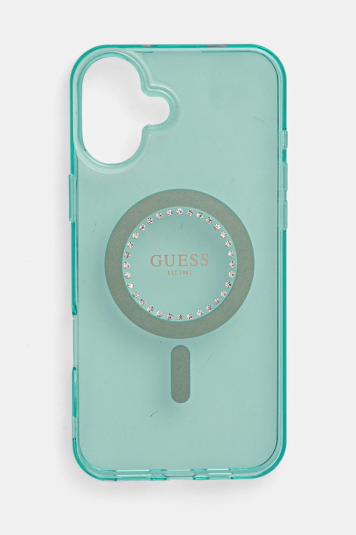 Guess Etui za telefon Guess iPhone 16 Plus 6.7 tirkizna GUHMP16MPFTDTEN