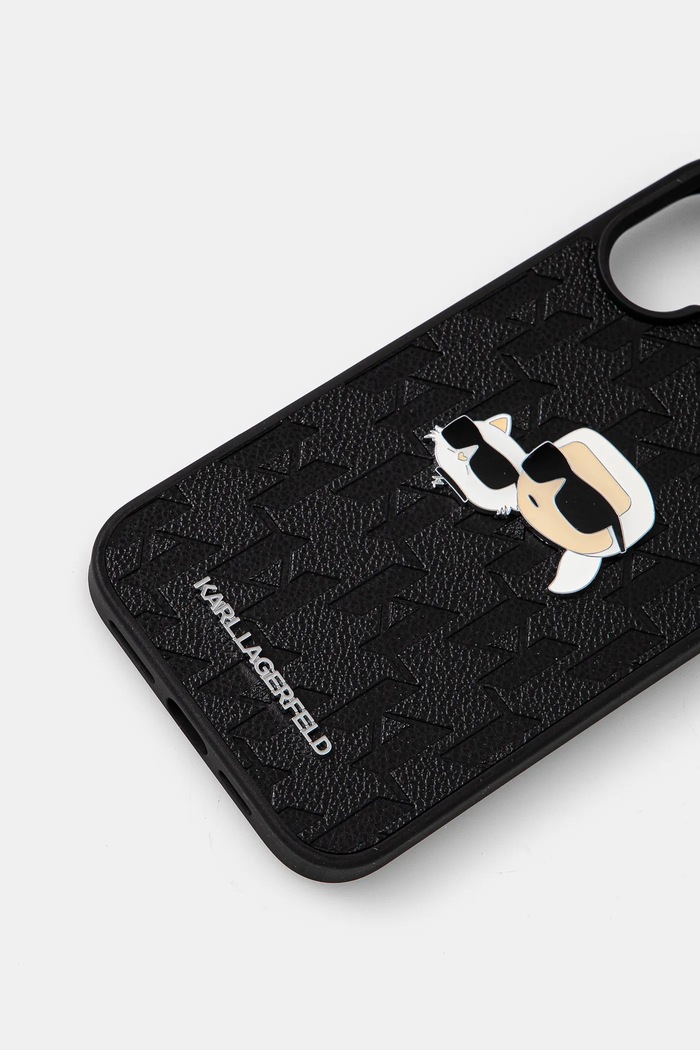 Obal na telefon Karl Lagerfeld iPhone 16 Plus 6.7 KLHCP16MPGKLKCPK černá AA00