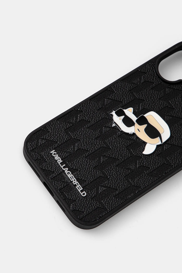 Obal na telefon Karl Lagerfeld iPhone 16 Plus 6.7 KLHCP16MPGKLKCPK černá AA00