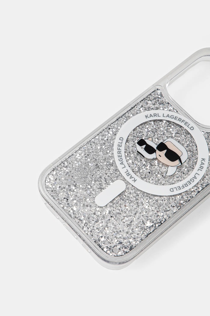 Obal na telefon Karl Lagerfeld iPhone 15 Pro 6.1 KLHMP15LLGKCSGH průhledná AA00